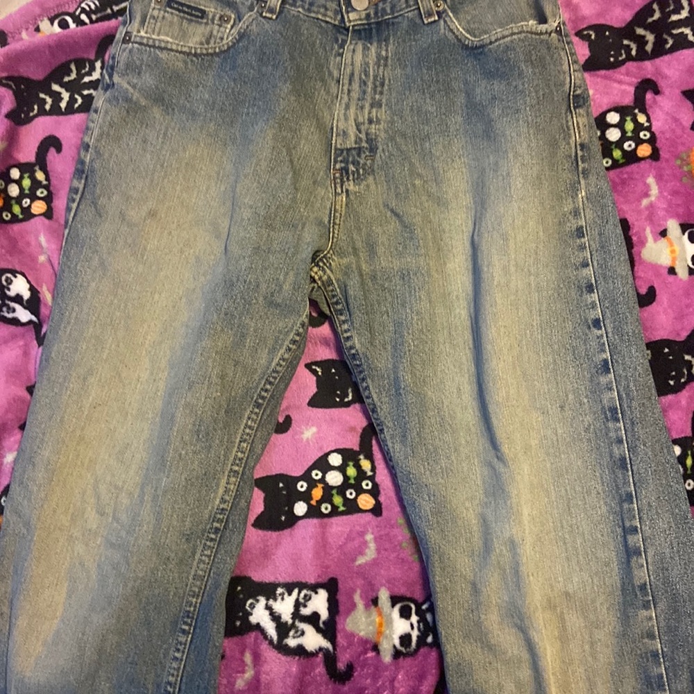 Calvin Klein Blue Straight Jeans